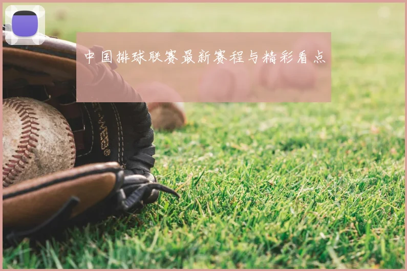 中国排球联赛最新赛程与精彩看点